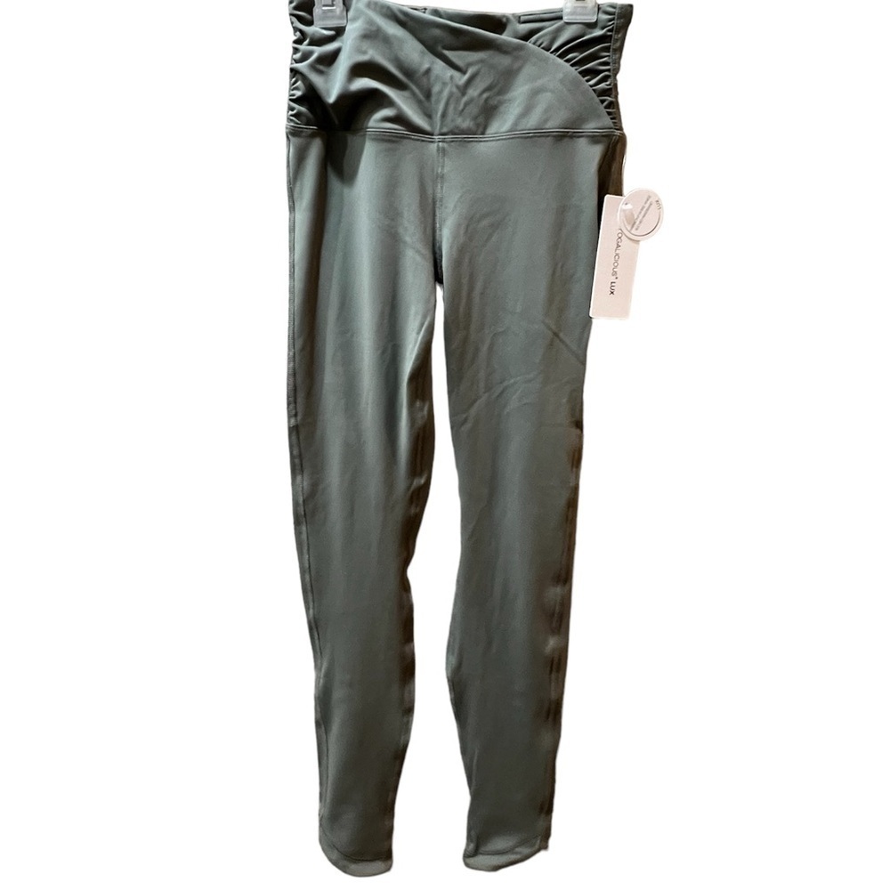 NWT Yogalicious Lux Harmony Ankle Tight Size XS in Mulled Basil color